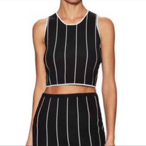 Timo Weiland Tops - Timo Weiland Striped Crop Top